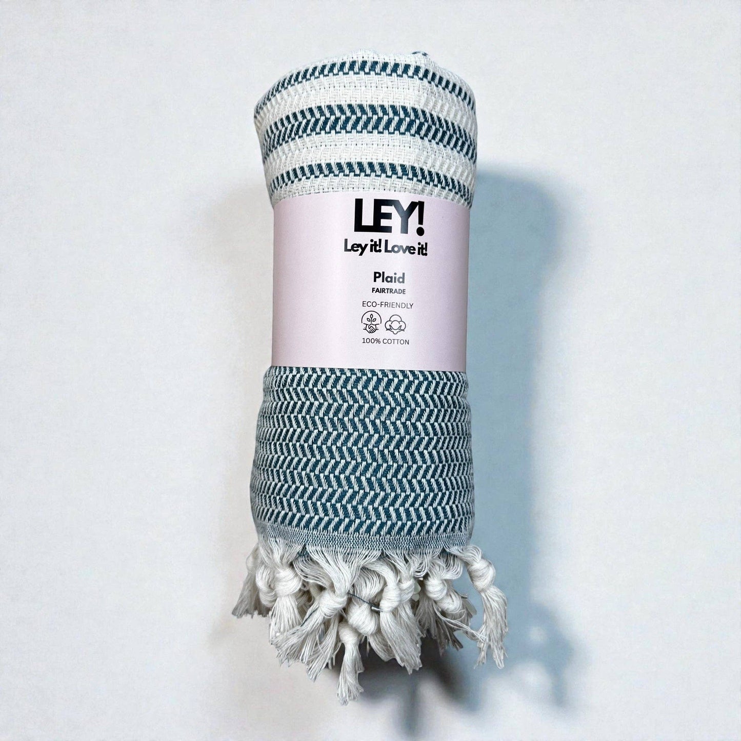 LEY! Plaid - Zigzag - Petrol