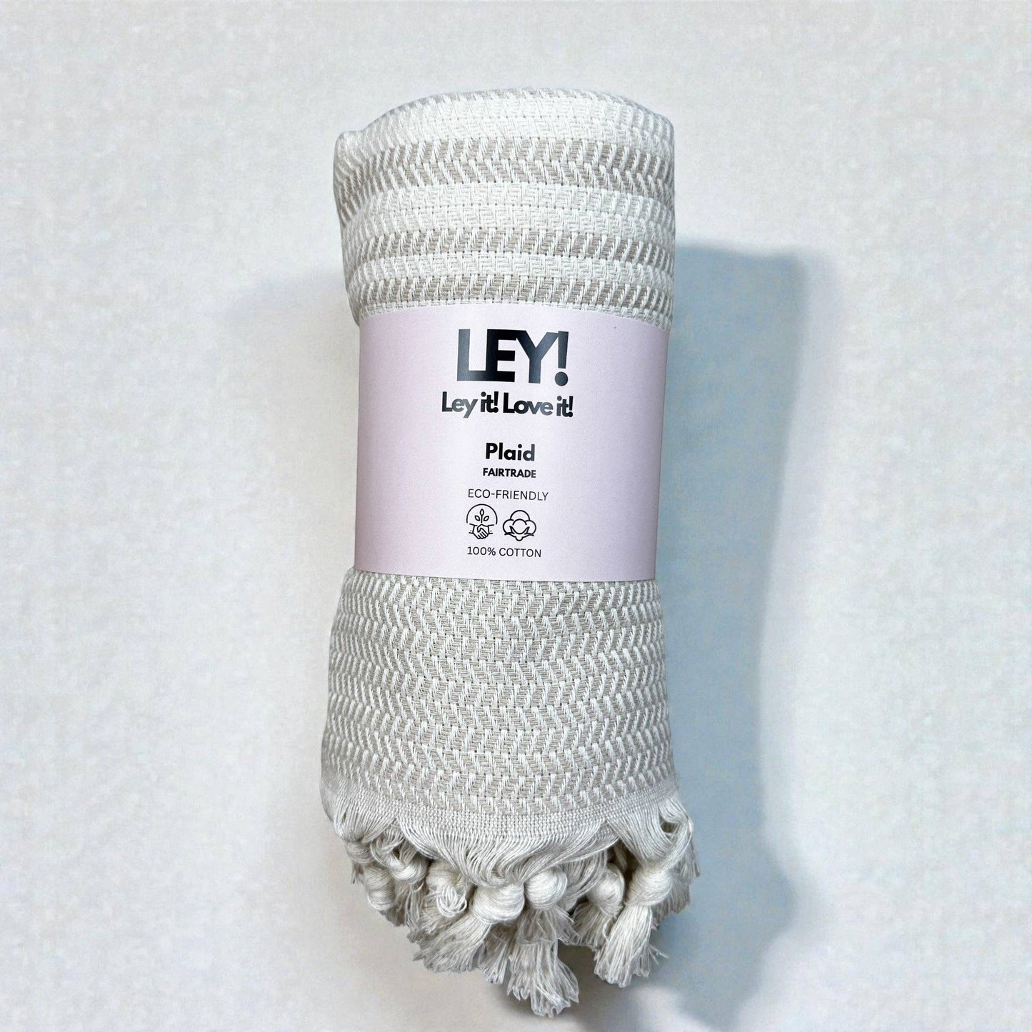 LEY! Plaid - Zigzag - Beige