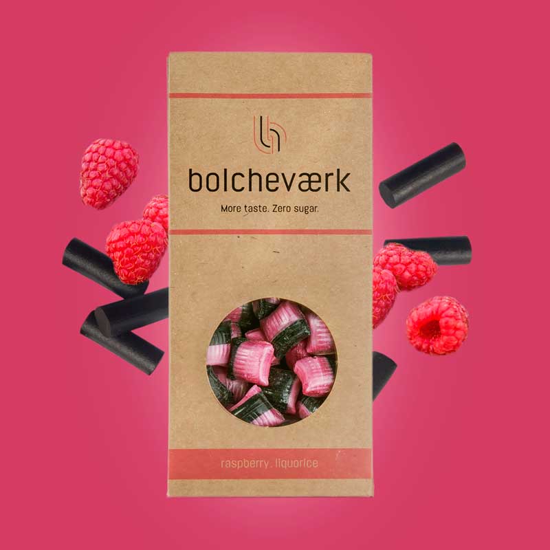 Hindbær & Lakrids (Sukkerfrit)