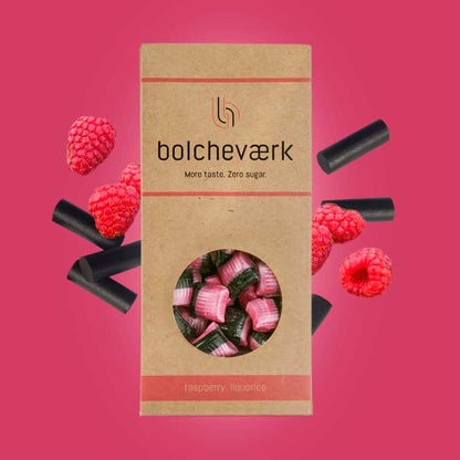 Hindbær & Lakrids (Sukkerfrit)