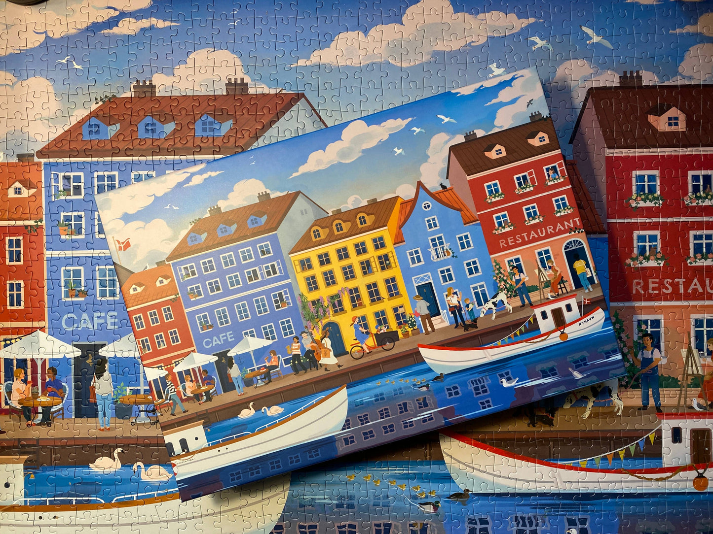 Nyhavn puslespil med 1000 brikker fra Penny Puzzle