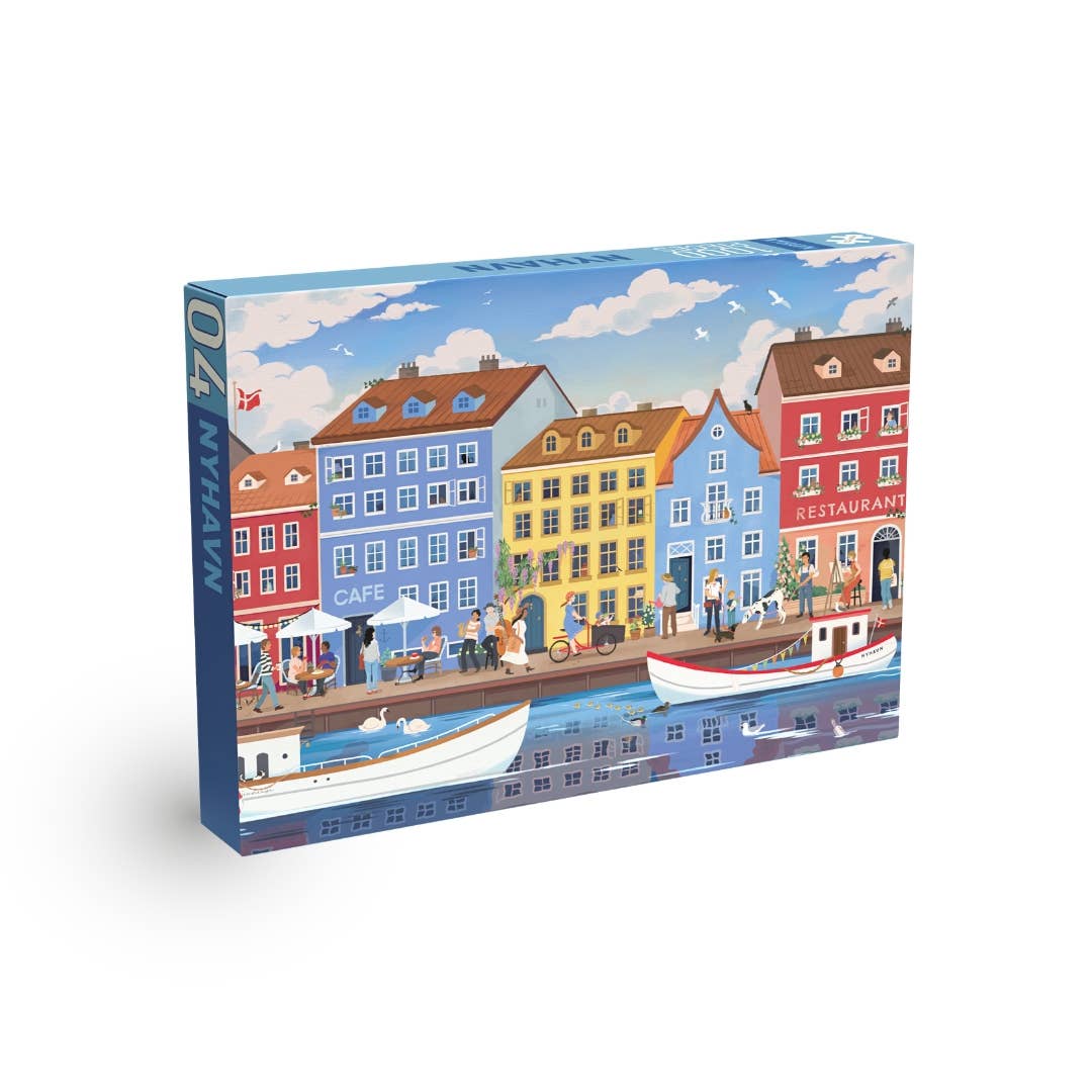 Nyhavn puslespil med 1000 brikker fra Penny Puzzle