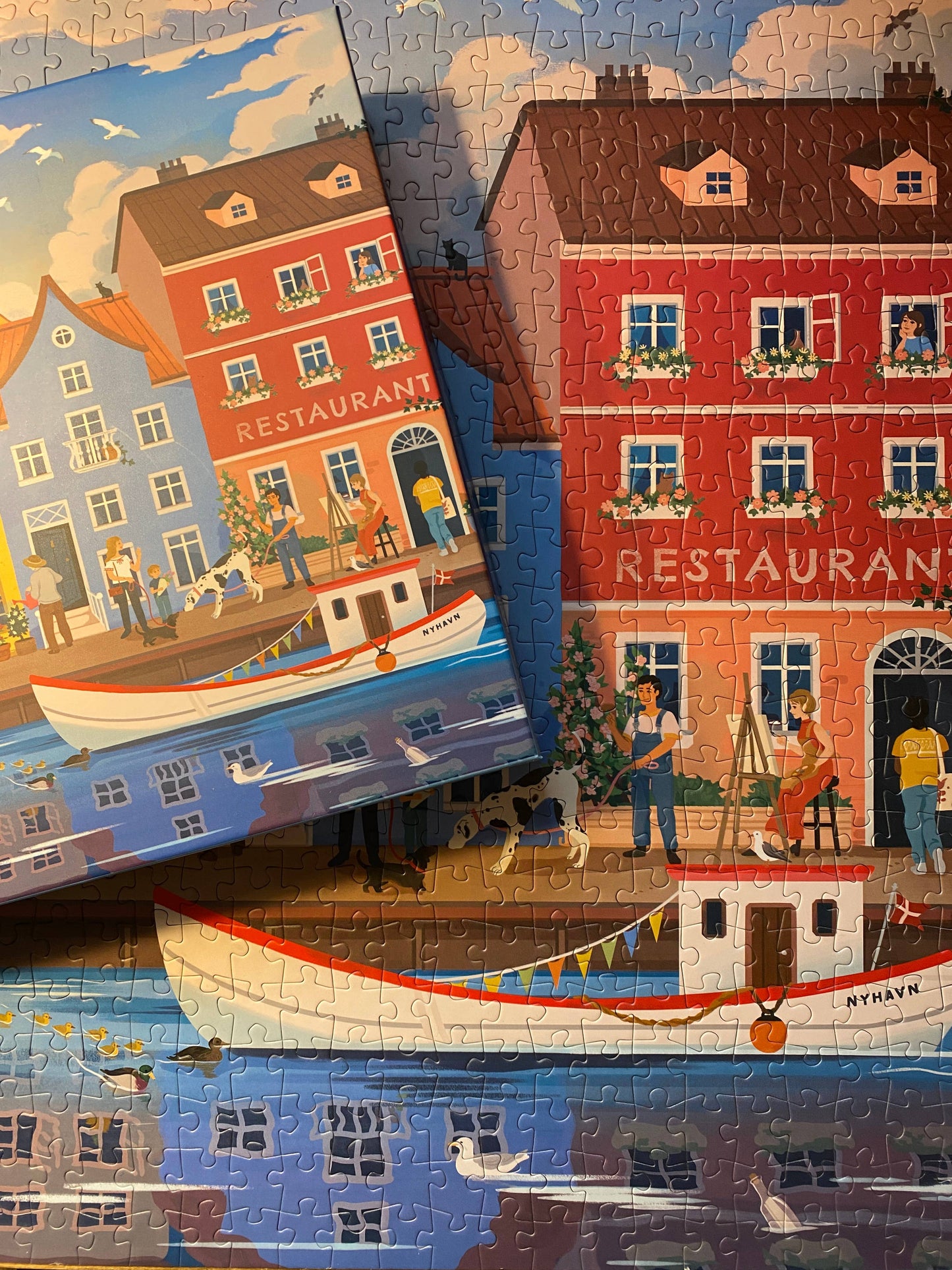 Nyhavn puslespil med 1000 brikker fra Penny Puzzle