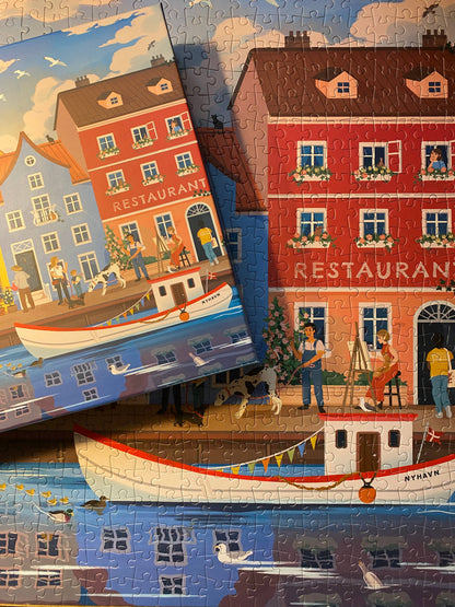 Nyhavn puslespil med 1000 brikker fra Penny Puzzle