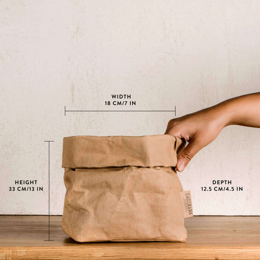 Washable Paper Bag, Cachemire