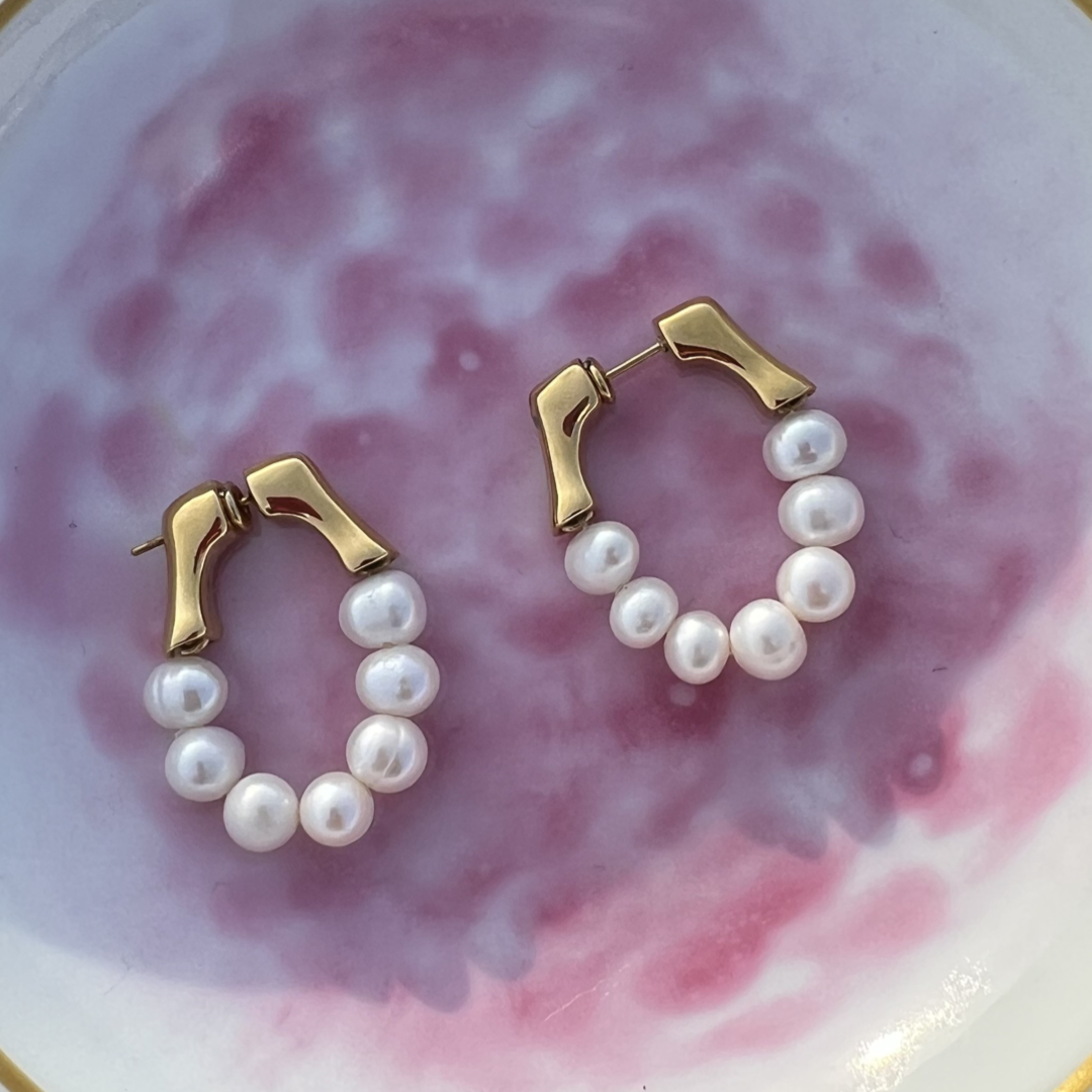 Aia Aia Jewelry - perleøreringe