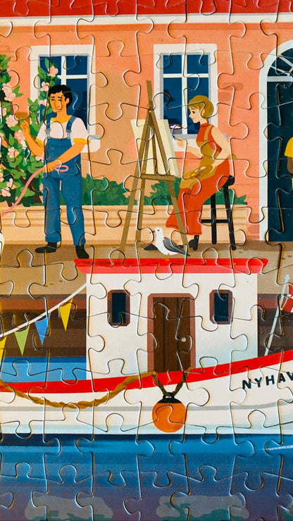 Nyhavn puslespil med 1000 brikker fra Penny Puzzle